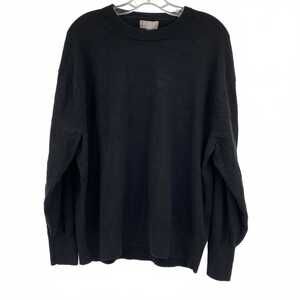 J. Crew Black Cashmere Pullover | Women’s Large
